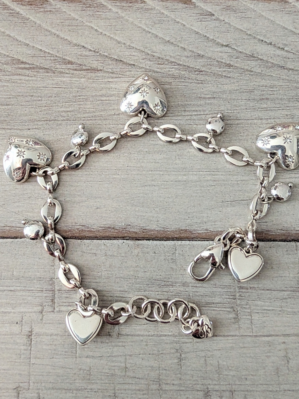 Brighton "Stellar Heart" Charm Bracelet